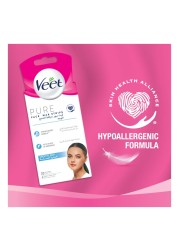 Veet Pure Face Wax Strips White 20 Strips