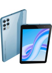 تابلت Oteeto Tab8/K8 5G 5G بشاشة عرض 8 بوصة وذاكرة وصول عشوائي 8 جيجابايت وذاكرة وصول عشوائي 256 جيجابايت وبطارية 5000 مللي أمبير في الساعة (أزرق) مع لوحة مفاتيح