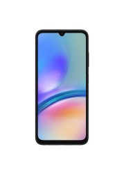 سامسونغ A05S هاتف ثنائي الشريحة، RAM سعة 6 غيغابايت، 128 غيغابايت، يدعم 4G LTE - أسود