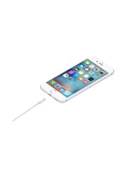 أبل كابل شحن من منفذ لايتنينغ إلى USB بطول 1 متر - أبيض