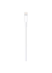 أبل كابل شحن لايتنينج إلى USB لمزامنة البيانات - أبيض، 1 متر