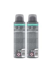 Dove Men+Care Antiperspirant Deodorant Spray, Eucalyptus &amp; Birch, 150ml Pack of 2