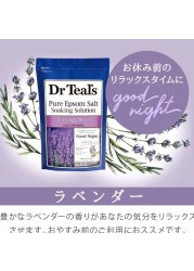 Dr Teal&#39;s Pure Epsom Salt Soaking Solution With Lavender 450g