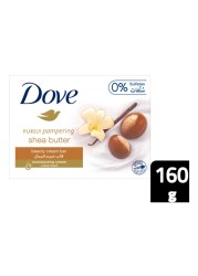 Dove Pampering Moisturising Beauty Cream Soap Bar Shea Butter &amp; Vanilla 160g