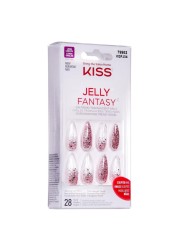 Kiss Jelly Fantasy False Nails KGFJ04C Clear 28 PCS