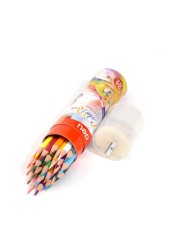 Deli ColoRun Coloured Pencil in Tube 24 PCS