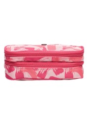 Wenger 2 Compartment Pencil Case Pink 23cm