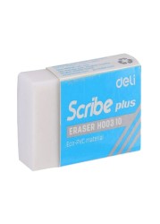 Deli Scribe Plus Erasers H003 11 White 3 PCS