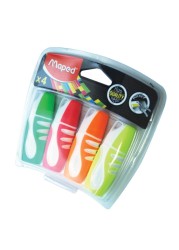 Maped Fluo Pocket Highlighters Assorted 4 PCS