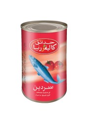 حدقائق كاليفورنيا سردين في صلصة طماطم 125 غرام