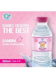 العين بامبيني مياه شرب للأطفال 330 ملل