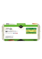 Jenan Organic Free Range Eggs Medium White or Brown 15 PCS