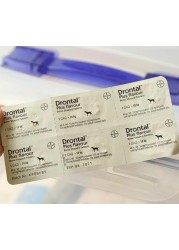 Bayer Drontal Dog Dewormer for Roundworms &amp; Tapeworms 6 Tablets