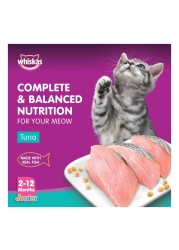 Whiskas Junior Tuna Wet Kitten Food 80g Pack of 4