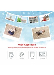 Generic-A4 Laminating Film Pouches Protection Sheet 3.1mil 100pc/set for Photo Paper Document Laminating Home Office Supply