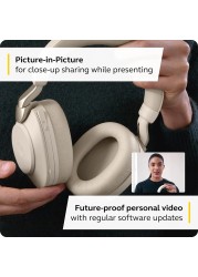 Jabra PanaCast 20 4K Video Conferencing Camera - Flexible Plug & Play Personal Video Solution Webcam with AI-powered 4K Ultra-HD, Intelligent Zoom and Lighting Optimization