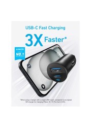 Anker Car Charger with 2 Ports Black 30W