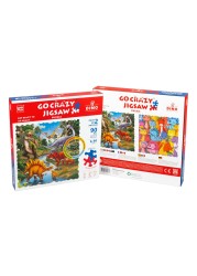 Unik Play Go Crazy Dino Jigsaw Puzzle UPJP 1212/GB01
