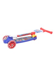 Superman Printed Scooter for Kids Red and Blue 3 Years and above 74x51x14cm