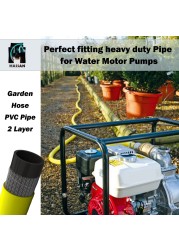 Hassan 1&quot; (25mm) Garden Hose Pipe Heavy Duty for Gardening (5 Meter Length) - Weather Resistant, and Easy to Store Ideal for Garden Watering, Car Washing, and Irrigation