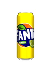 Fanta Citrus Carbonated Soft Drink Can 330ml