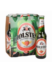 Holsten Strawberry Flavoured Non-Alcoholic Malt Beverage 330ml Pack of 6