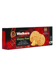 Walker&#39;s Gluten Free Pure Butter Ginger and Lemon Shortbread Biscuits, 180g
