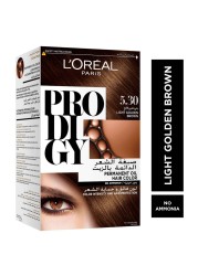 L&#39;Oreal Paris Prodigy Ammonia-Free Permanent Oil Hair Colour 5.30 Light Golden Brown