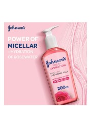 Johnson&#39;s Face Cleanser Fresh Hydration Micellar Cleansing Jelly Normal Skin 200ml
