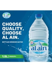 Al Ain Bottled Drinking Water 1.5L Pack of 6