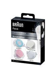 Braun 4 Replacement Brush Head For Braun Face Devices SE80M White