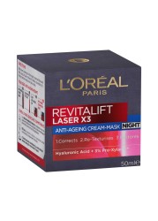 L&#39;Oreal Paris Revitalift Laser X3 Anti-Ageing Cream Mask White 50ml