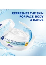 NIVEA Moisturising Cream Soft Refreshing Jar 300ml