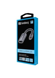 Sandberg USB-C To HDMI Cable Grey
