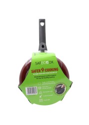 Prestige Safecook Non-Stick Covered Saucepan PR22098 Red And Black 2.8L