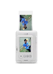 Fujifilm Instax Mini Liplay Hybrid Instant Camera- Stone White