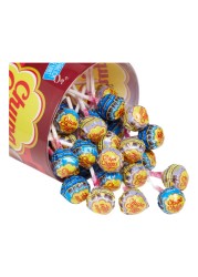 Chupa Chups Fresh Cola Flavoured Mini Lollipops Tube 50 Lollipops