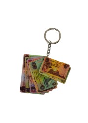Winds Trading Ahlan UAE Currency Themed Keychain Multicolour