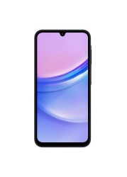 سامسونغ A15 هاتف ثنائي الشريحة، RAM سعة 4 غيغابايت، 128 غيغابايت، يدعم 4G LTE - أسود مزرق