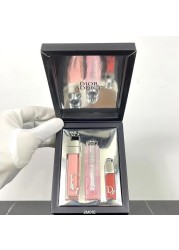 DIOR ADDICT 3-PIECE SET (001 Pink) Lip Glow Lip Maximizer & Mini LIP ESSENTIALS