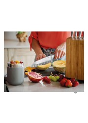 Berghoff Leo Legacy Stainless Steel Santoku Knife Silver 17.5cm