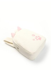 Girls Paw Pattern Backpack