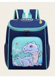 New Carton Dinosaur Design Unisex Children s Backpack With Large Capacity