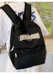 Fashionable Versatile Backpack Large Capacity Multi Layer Casual Travel Bag For High School And College Students