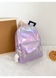 Children s college style large capacity laser backpack is suitable for daily travel travel school