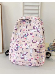 3 Pieces Set Of Fashionable Printed Leisure Travel Backpack Large Capacity Backpack Children Backpack Backpack Preparatory Style School Fashion Backpack Bag Large Capacity With Insulated Lunch Bag Wit