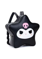 Sanrio حقيبة مدرسية 3D مطبوعة للكوروماي المرح من سانريو ، خفيفة الوزن ومقاومة للماء، حقيبة مدرسية لصبي أو فتاة ، أ
