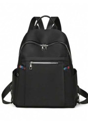 Girls Oxford Cloth Casual Backpack Large Capacity Travel Bag Schoolbag