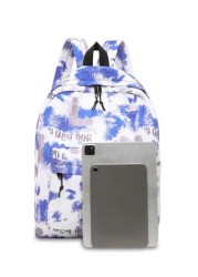 1pc New Printed Student Backpack Fashion Camouflage Daypack Casual Outdoor Large Capacity Knapsack
