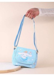 Sanrio زنبيل حامل مفاتيح محفظة نقود هاتف كرتوني للأطفال ماركة ساتريو، حقيبة كروس كيوت على الكتف ل- K T كلب كبير الأ